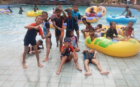 Tadabbur Alam Ceria SDN Kragan di saygon Waterpark