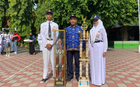 Paskibra SMPN 2 Krembung Raih Kemenangan Spektakuler di Lomba LKBB Peleton 13 Tahun Jawa Open