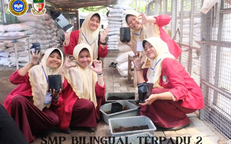 Santri SMP Bilie Siap Jadi Petani Urban Farming