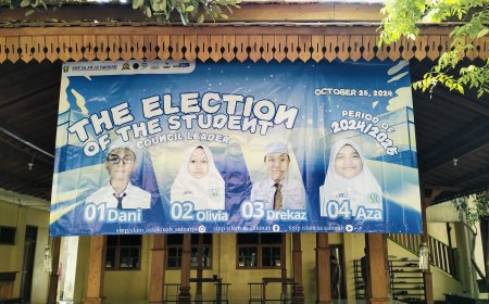 The Election Of The Student Council Leader SMP Islam As Sakinah