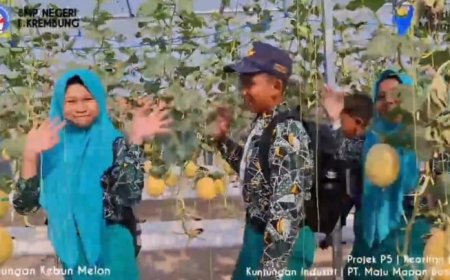 SMP Negeri 1 Krembung Kunjungi Industri PT. Maju Mapan Bahagia, Projek P5 Tema Kearifan Lokal