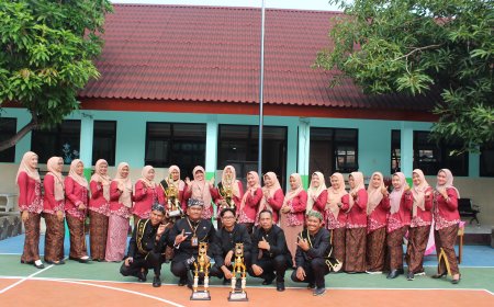 Upacara Hari Guru Nasional ke-79 Tahun 2024 di SD Negeri Candi