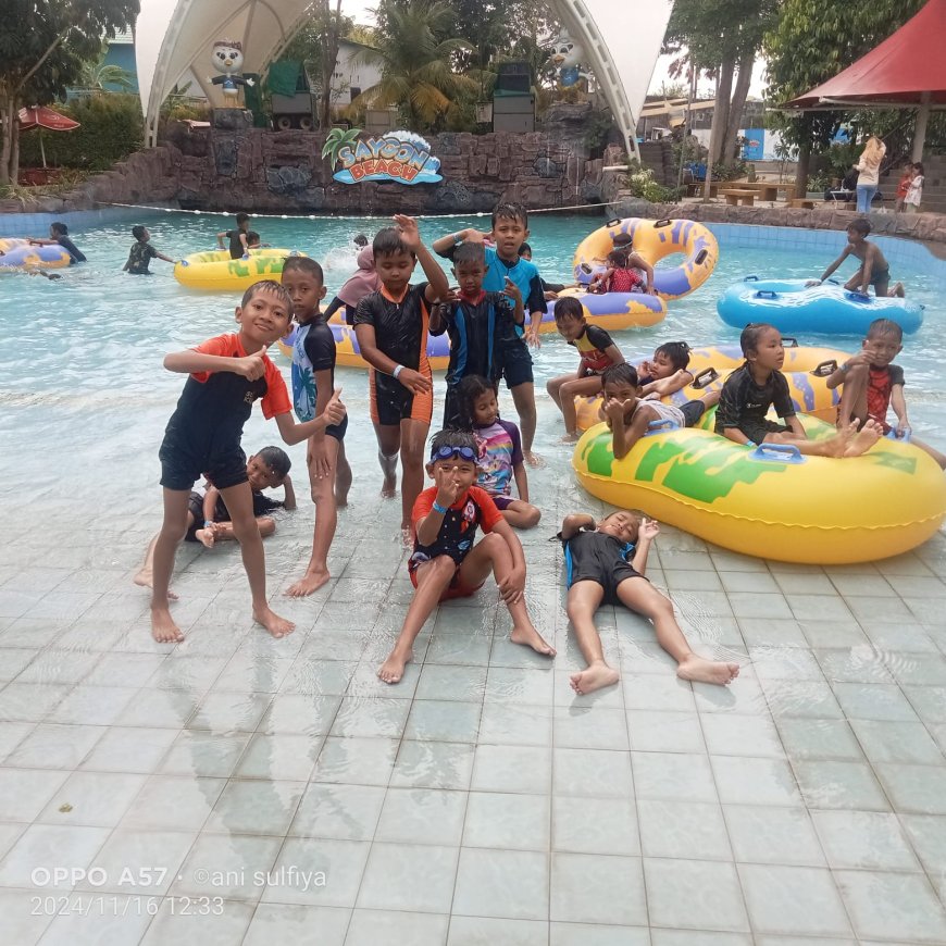 Tadabbur Alam Ceria SDN Kragan di saygon Waterpark