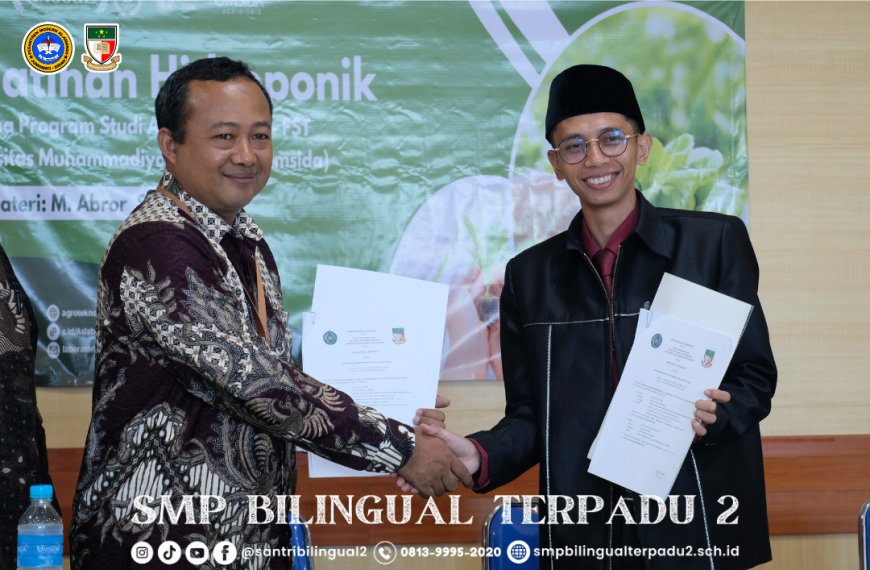 SMP Bilingual Terpadu 2 Jalin Kerja Sama dengan Universitas Muhammadiyah Sidoarjo