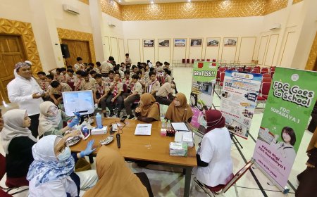 Kelas Inspirasi SMP Al Falah Deltasari Hadirkan Alumni Bahas Kesehatan Gigi