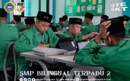 Sumatif Akhir Semester Berbasis Teknologi di SMP Bilie