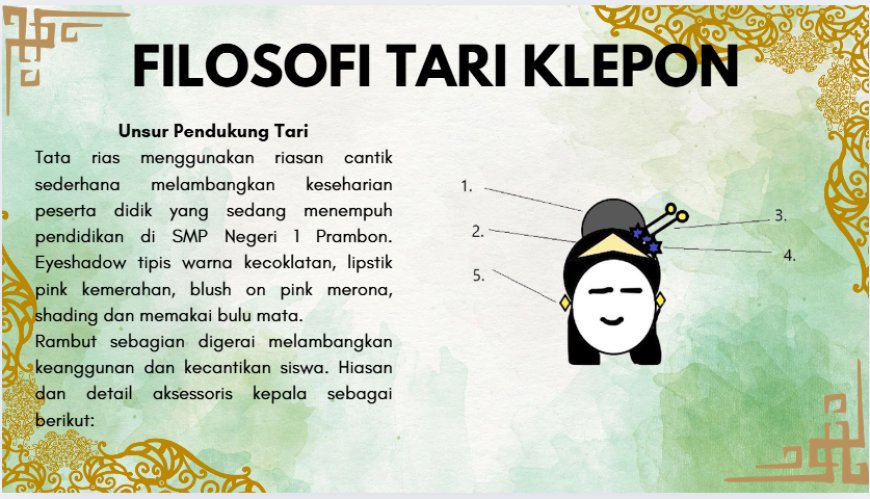 Mengangkat Kearifan Lokal: Tari Klepon dan Batik Klepon Khas SMP Negeri 1 Prambon Diresmikan