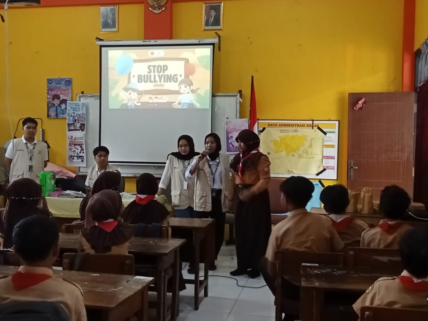 SOSIALISASI ANTI BULLYING DAN PENANAMAN TANAMAN HIAS DI SD NEGERI CANDI