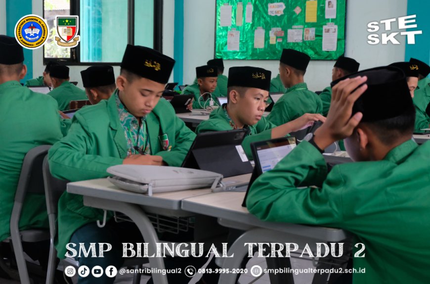 Sumatif Akhir Semester Berbasis Teknologi di SMP Bilie