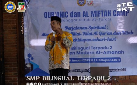 Qur’anic dan Al-Miftah Camp Santri SMP Bilie
