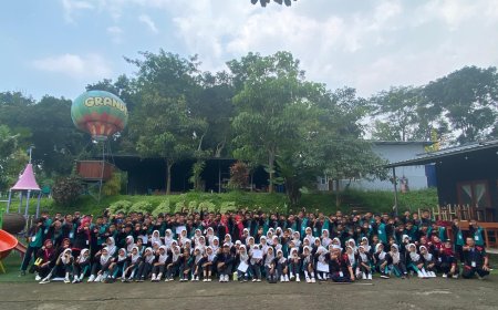 P5 OUTDOOR LEARNING SMP NUSANTARA KRIAN DI GRANDE GARDEN CAFE PRIGEN