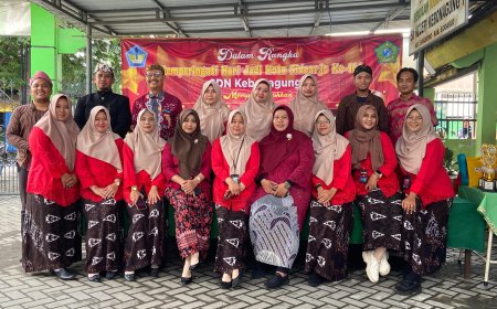 PERINGATAN HARI JADI KABUPATEN SIDOARJO KE-166 DI SDN KEBONAGUNG 1 SUKODONO