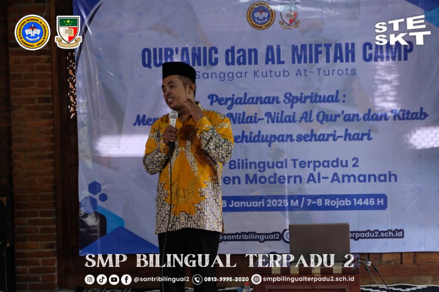 Qur’anic dan Al-Miftah Camp Santri SMP Bilie