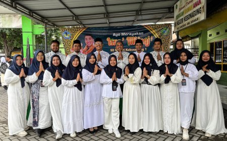 Peringatan Isra' Mi'raj di SDN Kebonagung 1 Sukodono