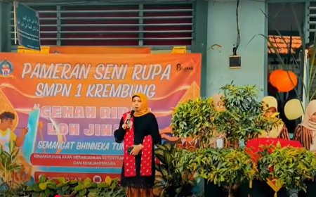 PAMERAN KARYA SENI TAHUN 2025 SMP NEGERI 1 KREMBUNG