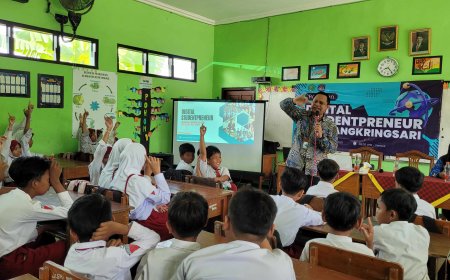 Program Digital Studentpreneur di SDN Cangkringsari Sukodono, Wadah Kreativitas Siswa di Era Digital Sukodono