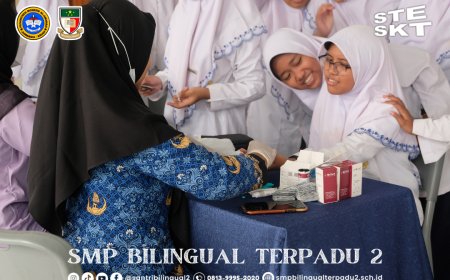Santri Putri SMP Bilingual Terpadu 2 Jalani Skrining Kesehatan