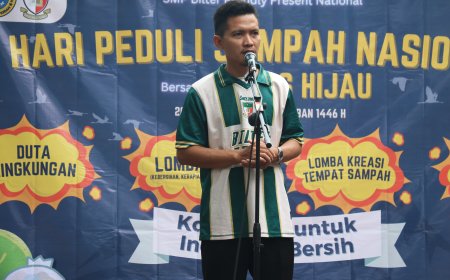 Membangun Lingkungan Bersih: Semangat Hari Peduli Sampah Nasional 2025 di SMP Bilingual Terpadu