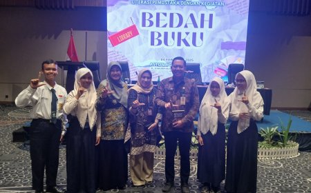 SMPN 1 Krembung  Hadiri Kegiatan Bedah Buku Bersama Dinas Perpustakaan dan Kearsipan Sidoarjo