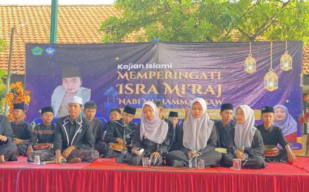 MENINGKATKAN KEIMANAN: PERAYAAN ISRA MI'RAJ DI SMPN 1 PRAMBON