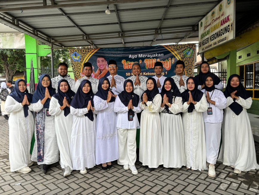 Peringatan Isra' Mi'raj di SDN Kebonagung 1 Sukodono
