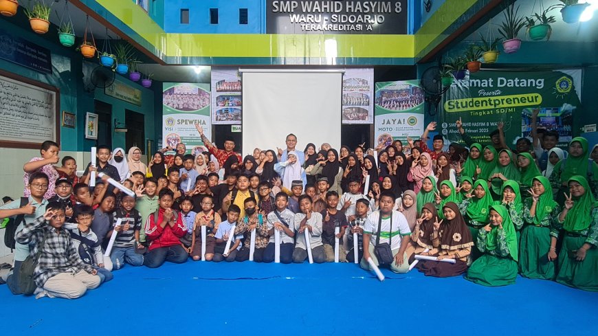 Program Digital Studentpreneur Tingkat SD dan MI Sukses Digelar oleh SMP Wahid Hasyim 8 Waru