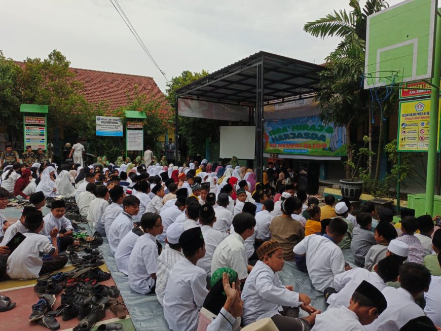 Memperingati Isra Mi'raj dan Harjasda Ke-166 di SD Negeri Bligo