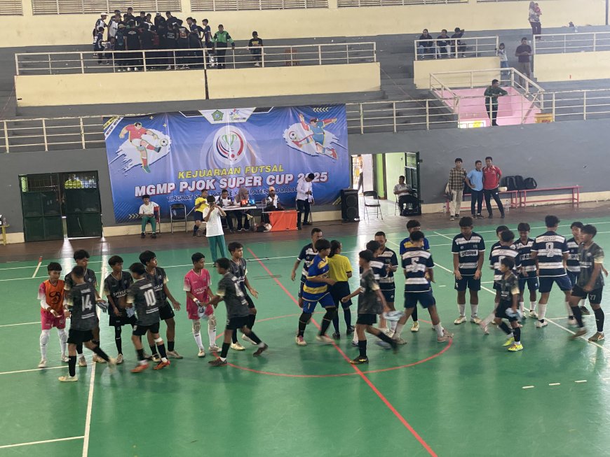 Tim Futsal SMPN 1 Jabon Maju ke Babak 16 Besar Kejuaraan MGMP Futsal Super Cup 2025