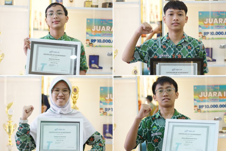 Skor TOEFL ITP Tinggi Jadi Bukti, Siswa SMP Progresif Ini Kuasai Bahasa Inggris Tingkat Mahir (Advanced)!