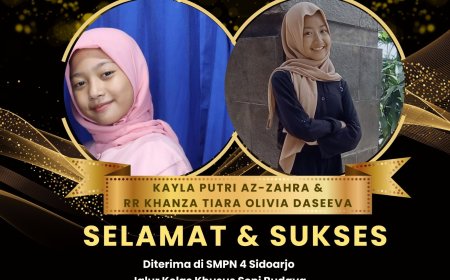 Tiga Siswa SD Negeri Candi Berhasil Lolos Jalur Khusus di SMPN Sidoarjo 2025