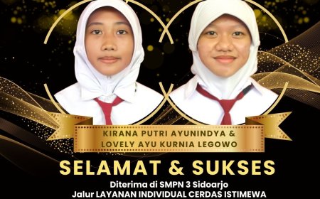 Tiga Siswa SDN Candi Raih Prestasi Masuk SMP Favorit Lewat Jalur Layanan Individual Cerdas Istimewa Tahun 2025