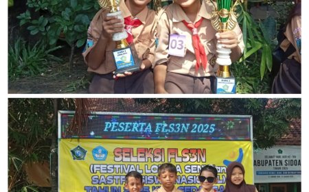 SDN Kragan Raih Juara pada Seleksi FLS3N Kecamatan Gedangan