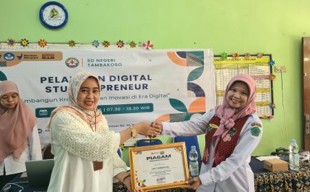 Siswa SDN Tambakoso Siap Jadi Digitalpreneur Cilik Lewat Pelatihan Kreatif dan Inovatif