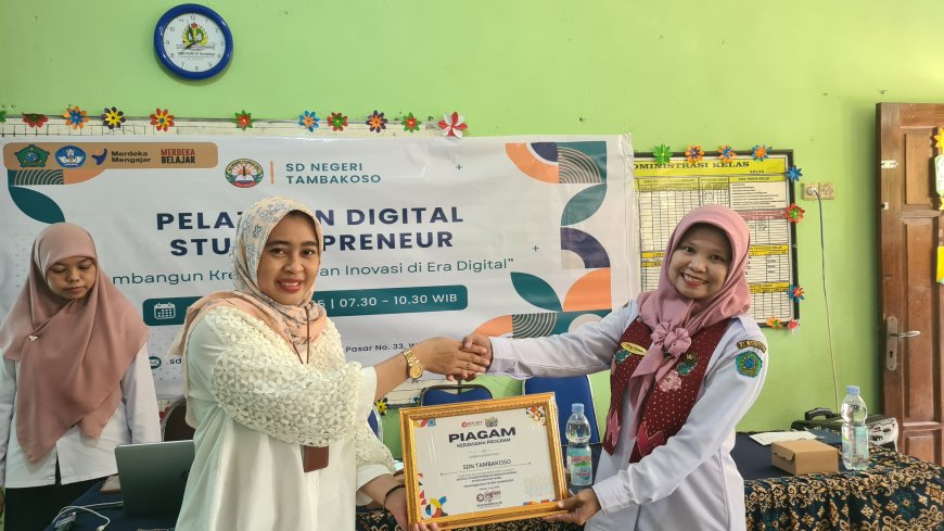 Siswa SDN Tambakoso Siap Jadi Digitalpreneur Cilik Lewat Pelatihan Kreatif dan Inovatif
