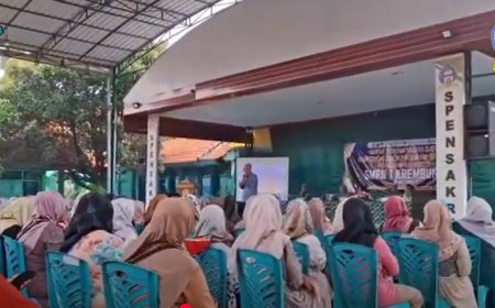 SERAH TERIMA MURID BARU DAN SOSIALISASI PROGRAM SEKOLAH TAHUN AJARAN 2025/2026 SMP NEGERI 1 KREMBUNG
