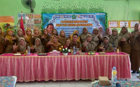 Kegiatan Penguatan Kompetensi GTK SDN Kragan dan SDN Gemurung Kec. Gedangan