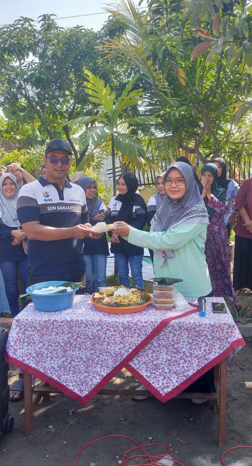 Peletakan Batu Pertama Pembangunan Musholla SDN Banjarsari Buduran Bertepatan dengan Masa Pengenalan Lingkungan Sekolah (MPLS) Ramah 2025