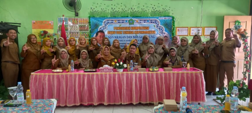 Kegiatan Penguatan Kompetensi GTK SDN Kragan dan SDN Gemurung Kec. Gedangan