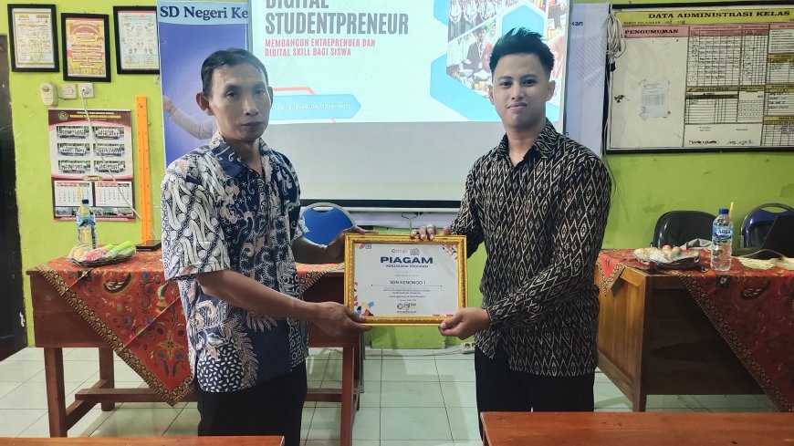 Pelatihan Digital Studentpreneur, SDN Kenongo 1 Tulangan Cetak Generasi Siap Digital