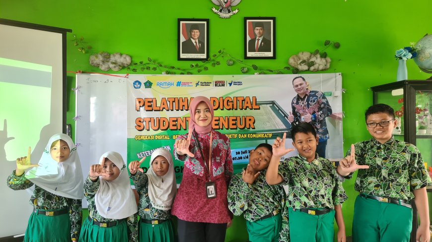 SDN Pangkemiri 2 Dorong Kreativitas Siswa Lewat Program Digital Studentpreneur