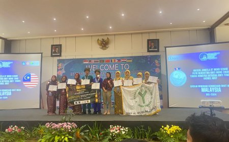 Siswa SMP Al Muslim Raih Medali Perak dalam Ajang IRPrO 2025 Internasional Melalui Karya yang Berjudul "Suara Tak Terdengar (THERASCRAP)"