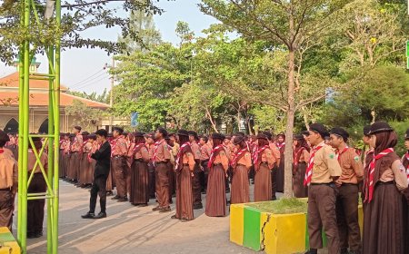 SEMANGAT ANAK BANGSA! SMPN 1 JABON MENOREH PRESTASI DENGAN SEMANGAT PRAMUKA