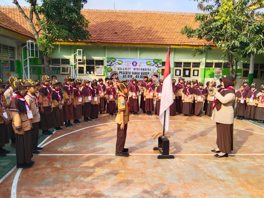 Siswa Kelas 3 dan 4 SD Negeri Candi Meriahkan Pesta Siaga di Sekolah