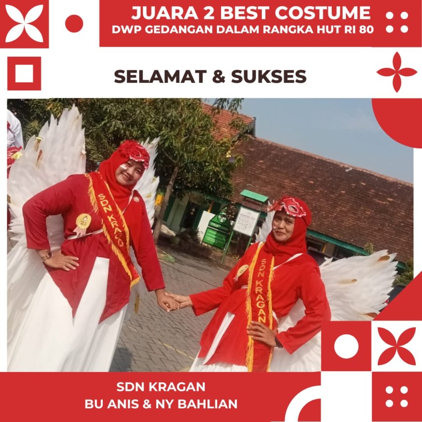 Kegiatan Darma Wanita Persatuan Dikbudcam Gedangan memperingati HUT RI ke 80 Tahun 2025