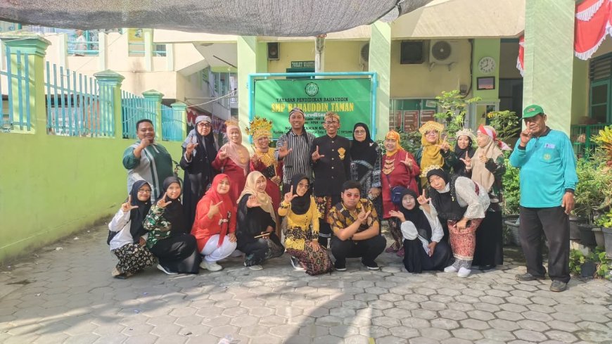Peringatan HUT ke 80 RI di SMP Bahauddin Taman