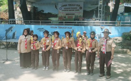 SDN Balongtani Raih Juara 2 LT.2 Pramuka Tingkat SD se-Kecamatan Jabon