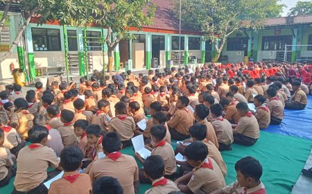 ISTIGHOSAH RUTIN JUM’AT LEGI DI SD NEGERI CANDI