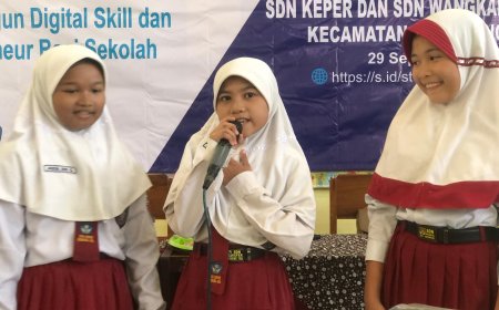 Digital Studentpreneur Tingkatkan Kreativitas Siswa SDN Keper dan SDN Wankal
