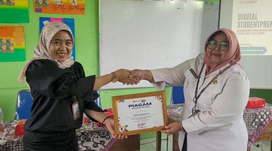 Digital Studentpreneur SDN Wonoayu 2: Cetak Generasi Kreatif dan Percaya Diri di Era Digital