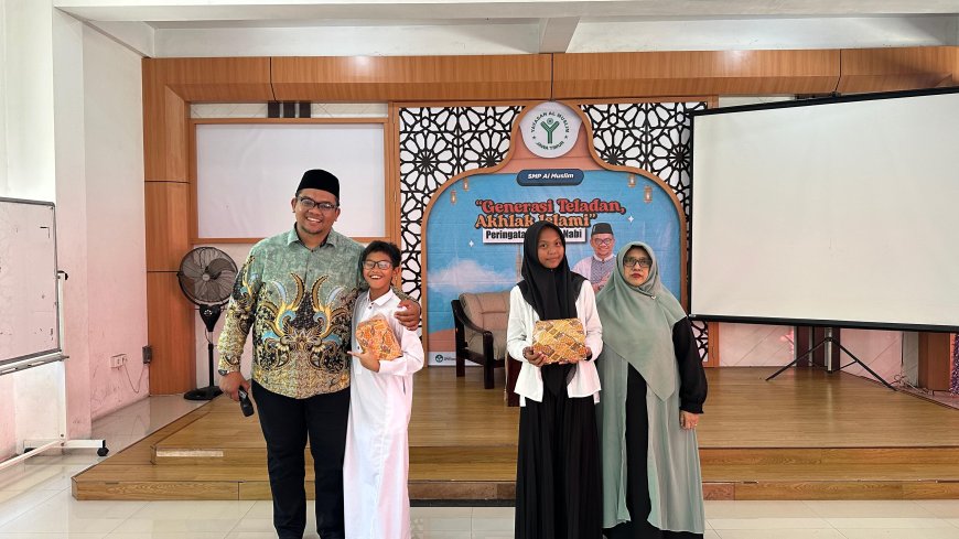 SMP Al Muslim Peringati Maulid Nabi, Dorong Siswa Jadi 'Generasi Teladan, Akhlak Islami'